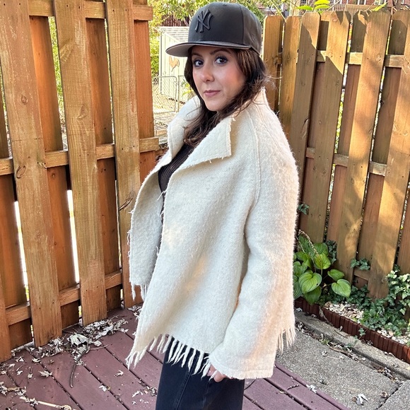 Designer Wool Blanket Jacket OOAK - Picture 5 of 13